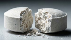 Melatonin Tablet Cross Section