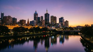 Melbourne Skyline at Dusk