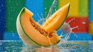 Melon Juice Splash