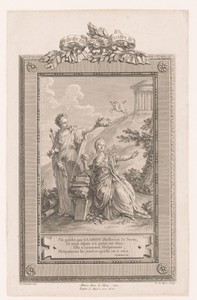 Melpomene kroont Mademoiselle La Clairon