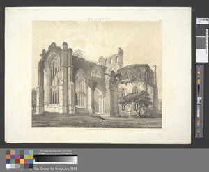 Melrose Abbey from the West