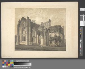 Melrose Abbey from the West