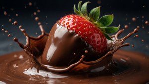 Melted Chocolate Splash