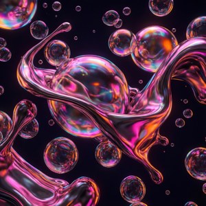 Melted Metal Bubbles