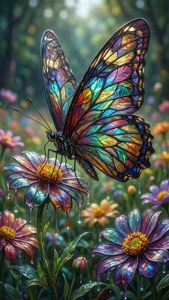 Melting Butterfly Garden