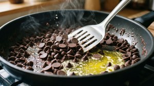 Melting Chips in Pan