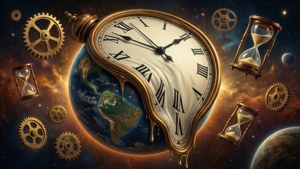 Melting Clock Planet