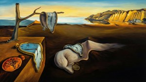 Melting Clocks Desert