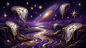 Melting Clocks in Space