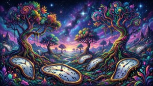 Melting Cosmic Dreamscape