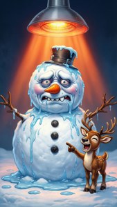 Melting Snowman Grump