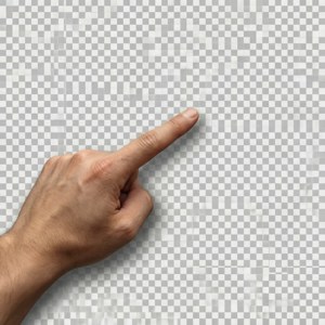 Meme Finger Point Template