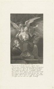 Memorieprent voor Willem V, prins van Oranje