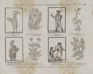 Men stopte u eertyds, lieve jeugd! slechts prullen in de hand, / Thans yvert wààre kunst voor u, terwyl ze uw nut beoogt, / Monstreuse vodden, zonder smaak, zelfs schaadlyk voor 't verstand; / Elk prentjen is een tekenles, die gy wel volgen moogt