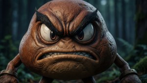 Menacing Goomba Close-up