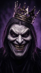 Menacing Monarch Portrait