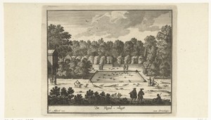 Menagerie met vogels op Paleis Honselaarsdijk