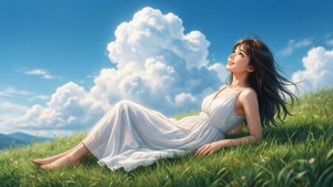 Menma Cloud Gazing