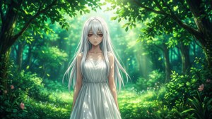 Menma in the Glowing Forest