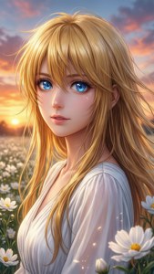 Menma Sunset Portrait