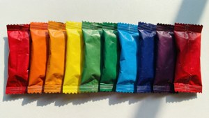 Mentos Rainbow Wrappers
