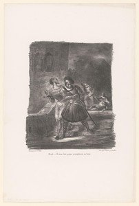 Mephisto en Faust vluchten na het duel