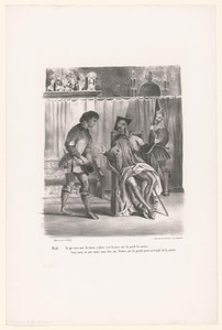 Mephisto ontvangt de scholier