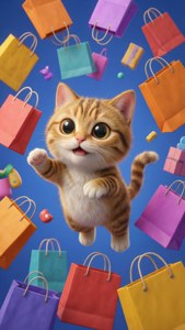 Mercari Cat Shopping Spree