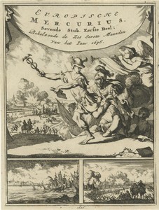 Mercurius achtervolgd door Mars en Faam
