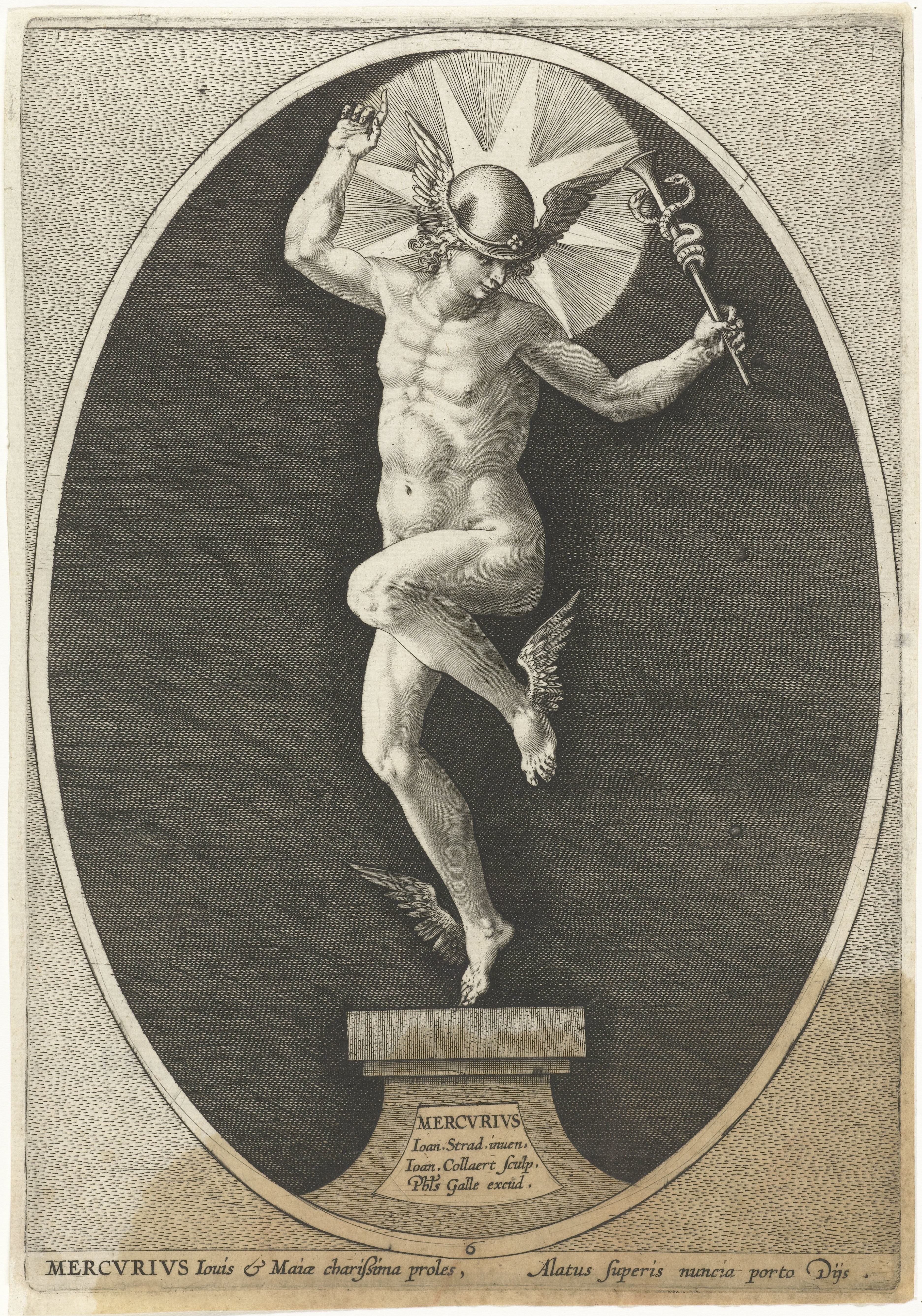 Mercurius by Jan Collaert (II)