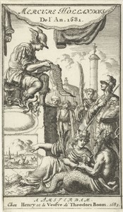 Mercurius leest een geschrift voor