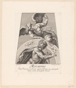 Mercurius met engel