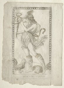 Mercury (from the Tarocchi, series A:  Firmaments of the Universe, #42)