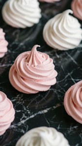 Meringue Rosettes Display