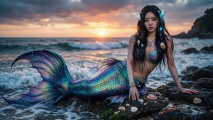 Mermaid at Dusk