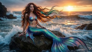 Mermaid at Dusk