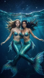 Mermaid Besties Ocean