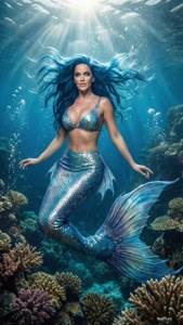 Mermaid Katy Underwater