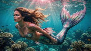 Mermaid of the Coral Reef