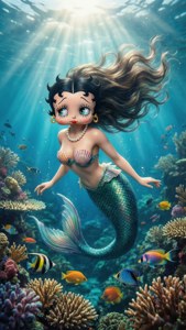 Mermaid of the Coral Reef