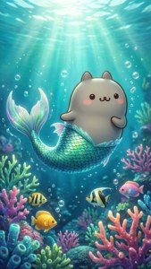 Mermaid Pusheen