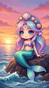Mermaid Sunset