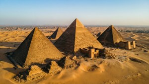 Meroe Pyramids Dawn