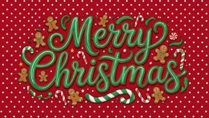 Merry Christmas Typography