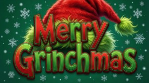 Merry Grinchmas Typography
