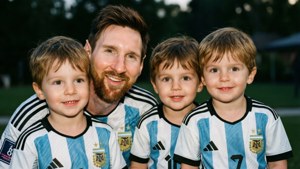 Messi Family Portrait
