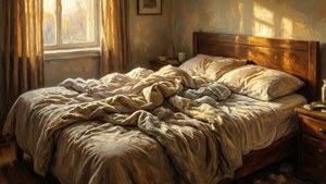Messy Bed Morning