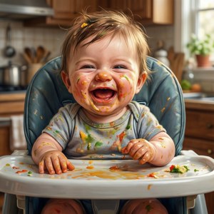 Messy Meal Baby
