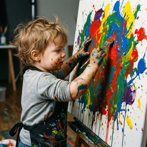 Messy Paint Artist