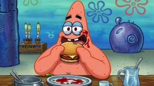 Messy Patty Eating